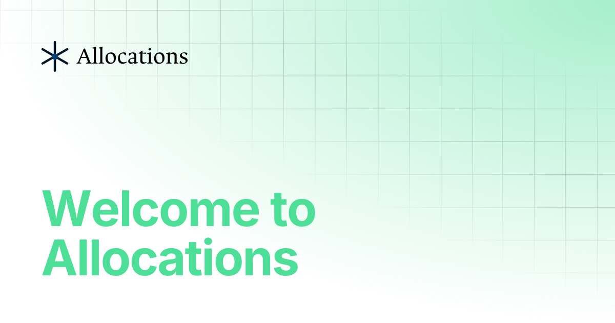 Welcome to Allocations | Allocations